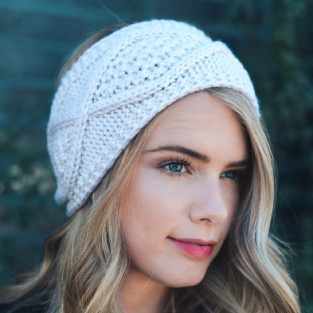 6 PACKS Ivory Headbands